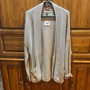 American Eagle By Payless Light Gray Cardigan